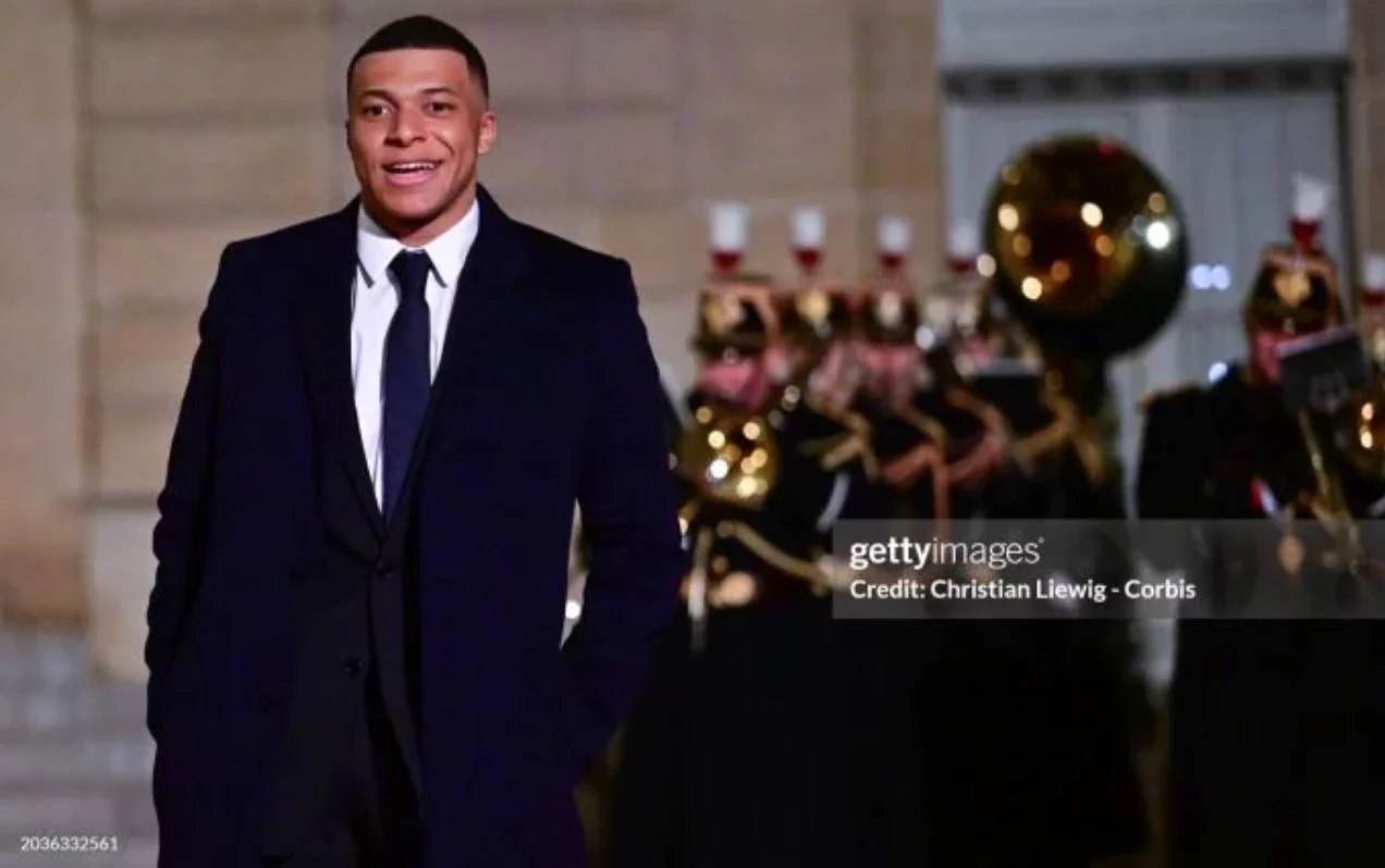 Kilian Mbappe Fransiya prezidenti va Qatar amiri bilan uchrashdi (foto)