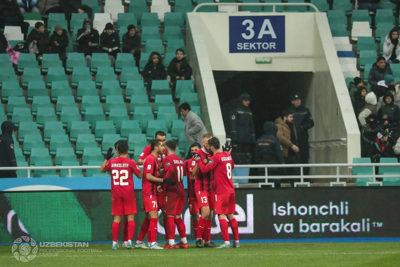 Superliga. "Qizilqum" safarda "Bunyodkor"ni ishonchli hisobda mag‘lub etdi