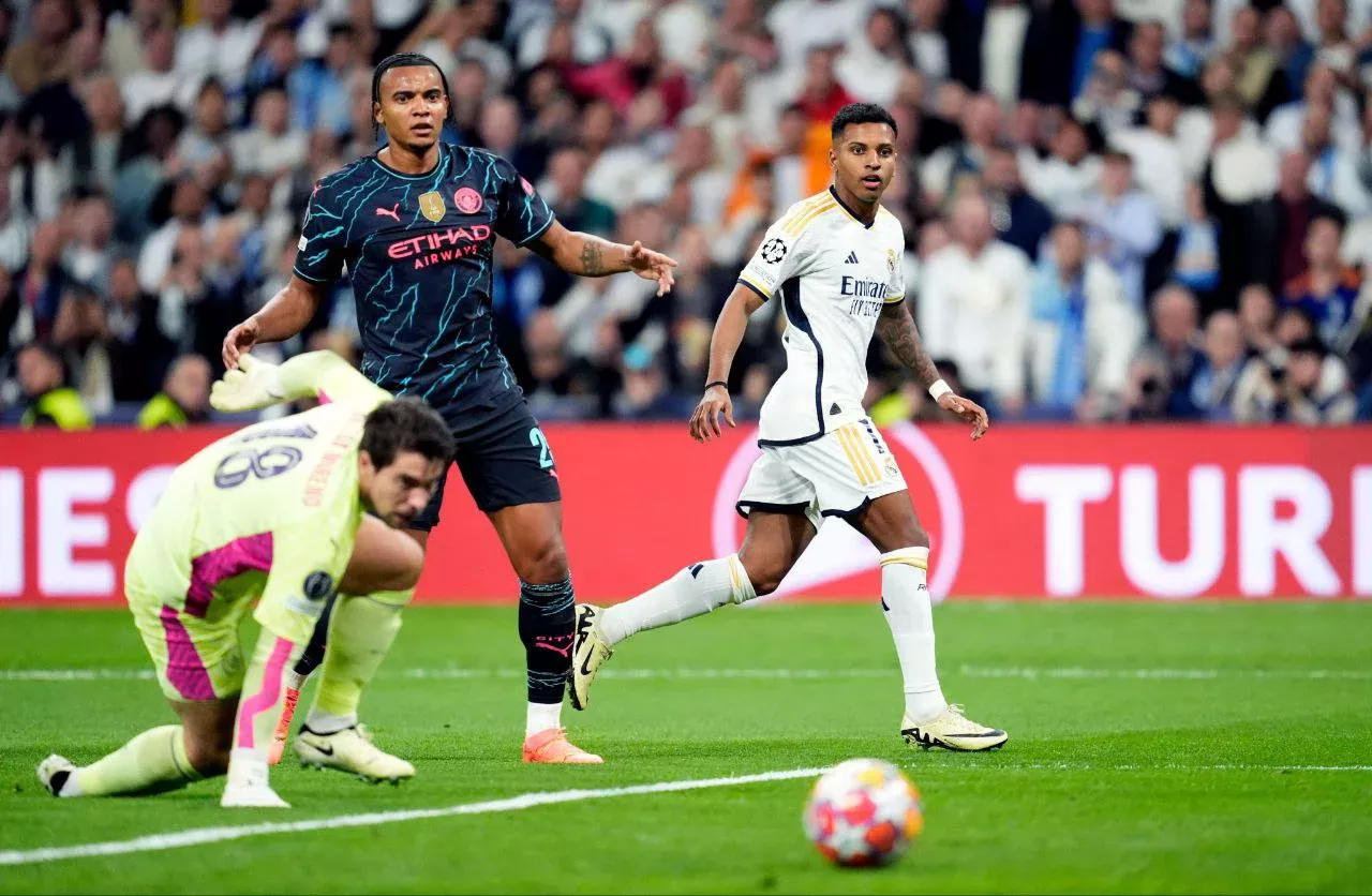 Chempionlar ligasi 1/4 final. "Real Madrid" - "Manchester Siti" 3:3 (video)