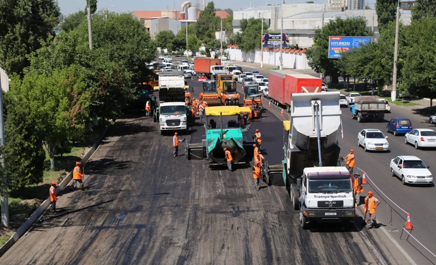 Toshkentda chorrahalar va ko‘chalarni ta’mirlash bo‘yicha keng ko‘lamli ishlar boshlanadi