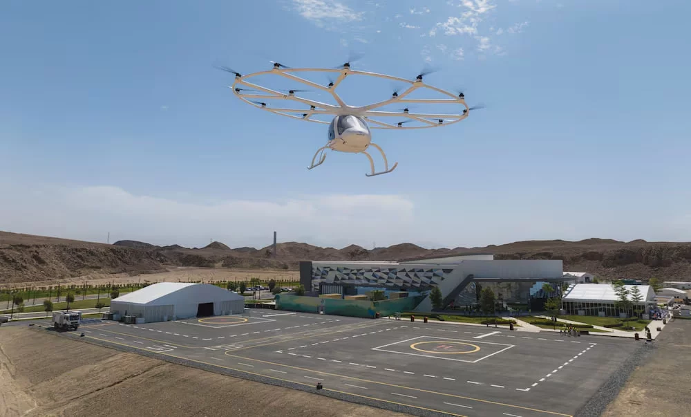 Saudiya Arabistoni Haj mavsumida uchar taksi va dronlarni sinovdan o‘tkazadi расм