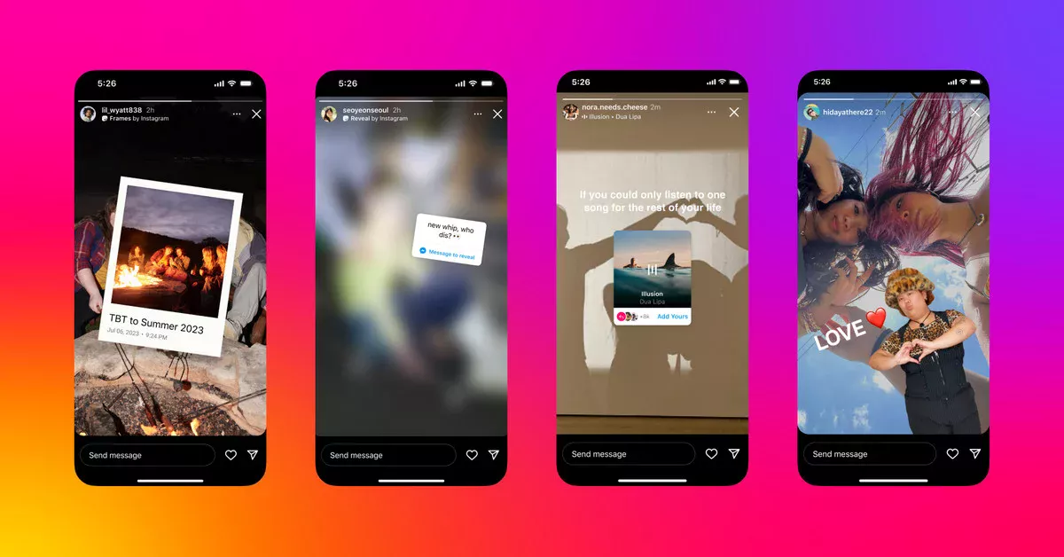 Instagram yangi turdagi «Stories» va boshqa funksiyalarni joriy qildi расм