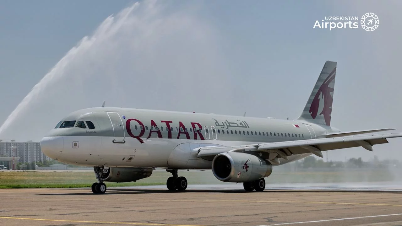 Qatar Airways Ўзбекистонга мунтазам парвозларни бошлади