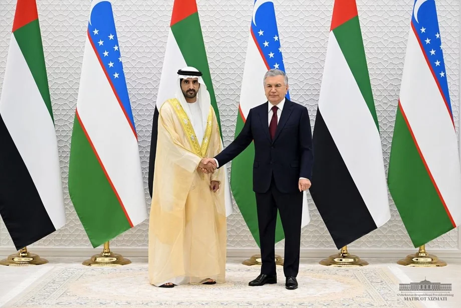 Shavkat Mirziyoyev Dubay amirligi valiahdini qabul qildi