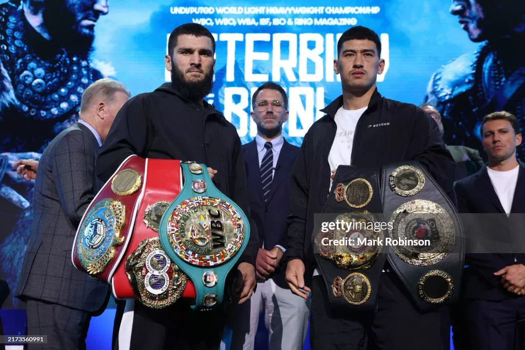 Oktyabr oyida bo‘lib o‘tadigan Dmitriy Bivol va Artur Beterbiyev jangi haqida расм