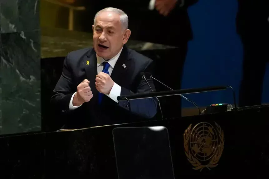 Netanyahu BMTda Eronga Isroilning «qo‘li uzunligi» bilan tahdid qildi