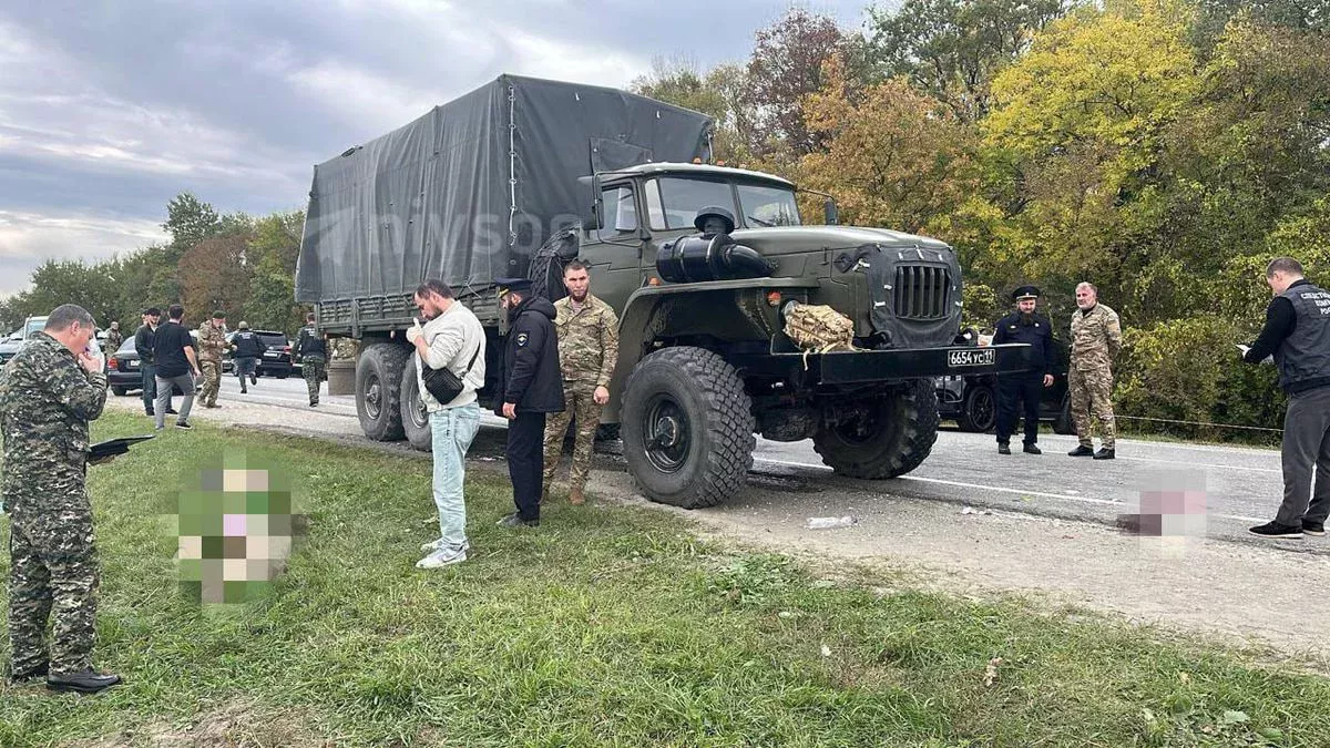 Чеченистонда рус аскарларини олиб кетаётган юк машинаси ўққа тутилди