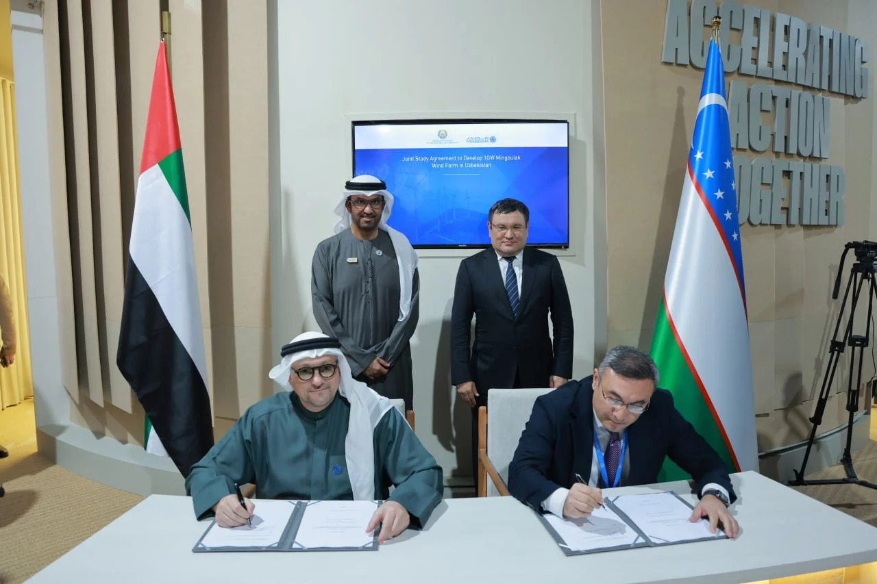 Masdar компанияси Ўзбекистонда яна бир шамол электр станцияси қуради