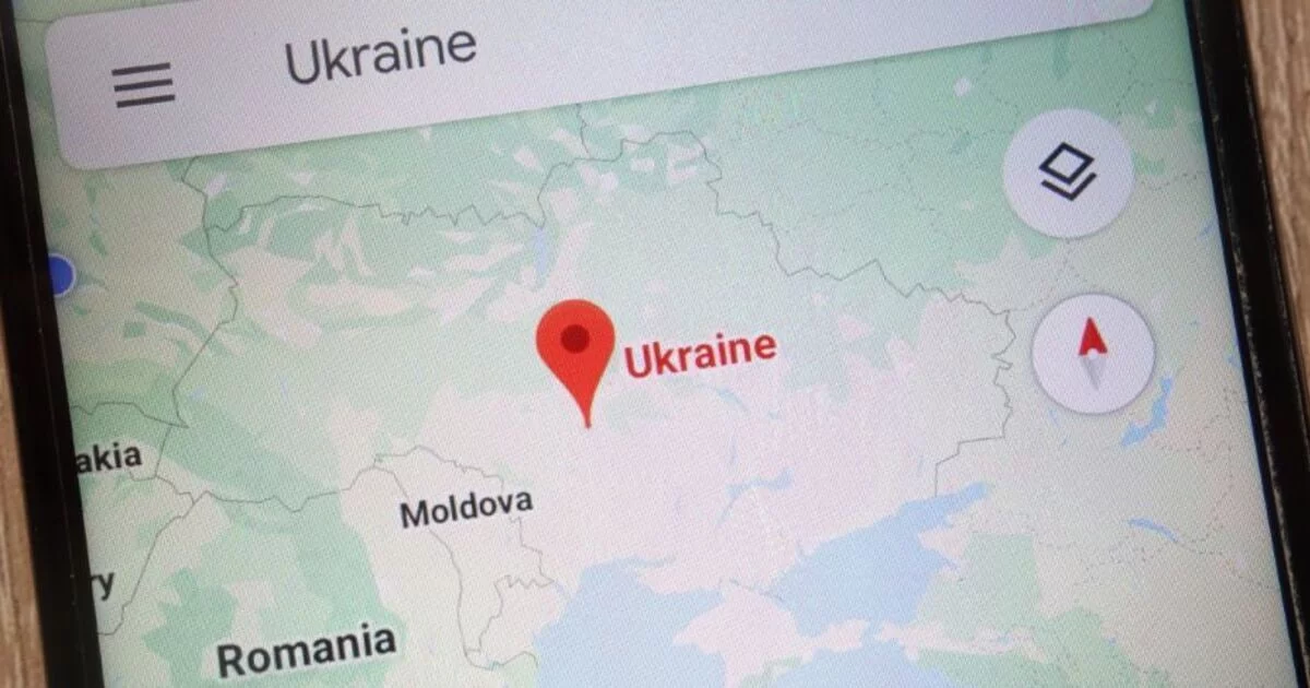 Google tasodifan Ukrainadagi harbiy obyektlarning xaritalarini oshkor qildi