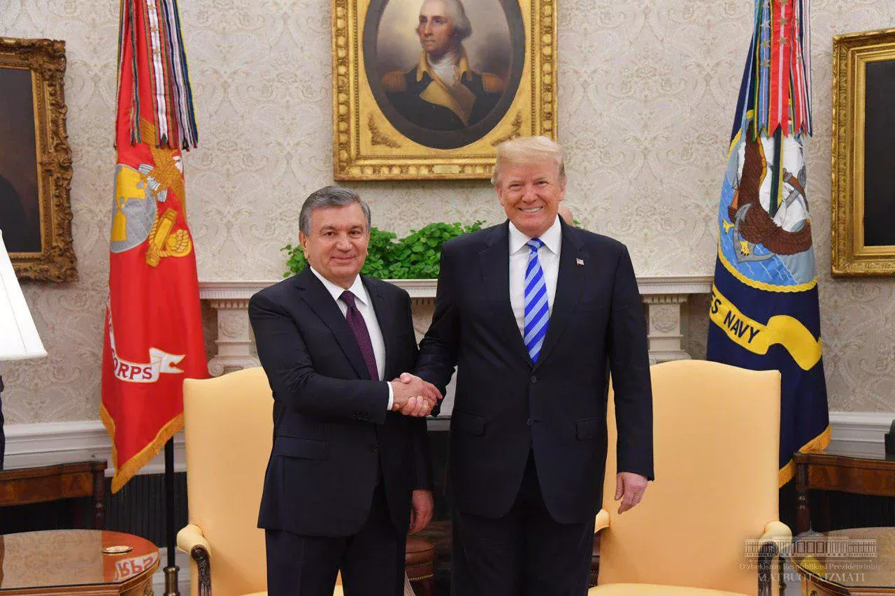 Shavkat Mirziyoyev Donald Trampni tabrikladi