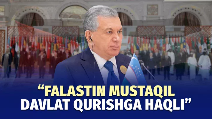 Shavkat Mirziyoyev: “Falastinlik bolalar va ayollarni beg‘araz davolashga tayyormiz”