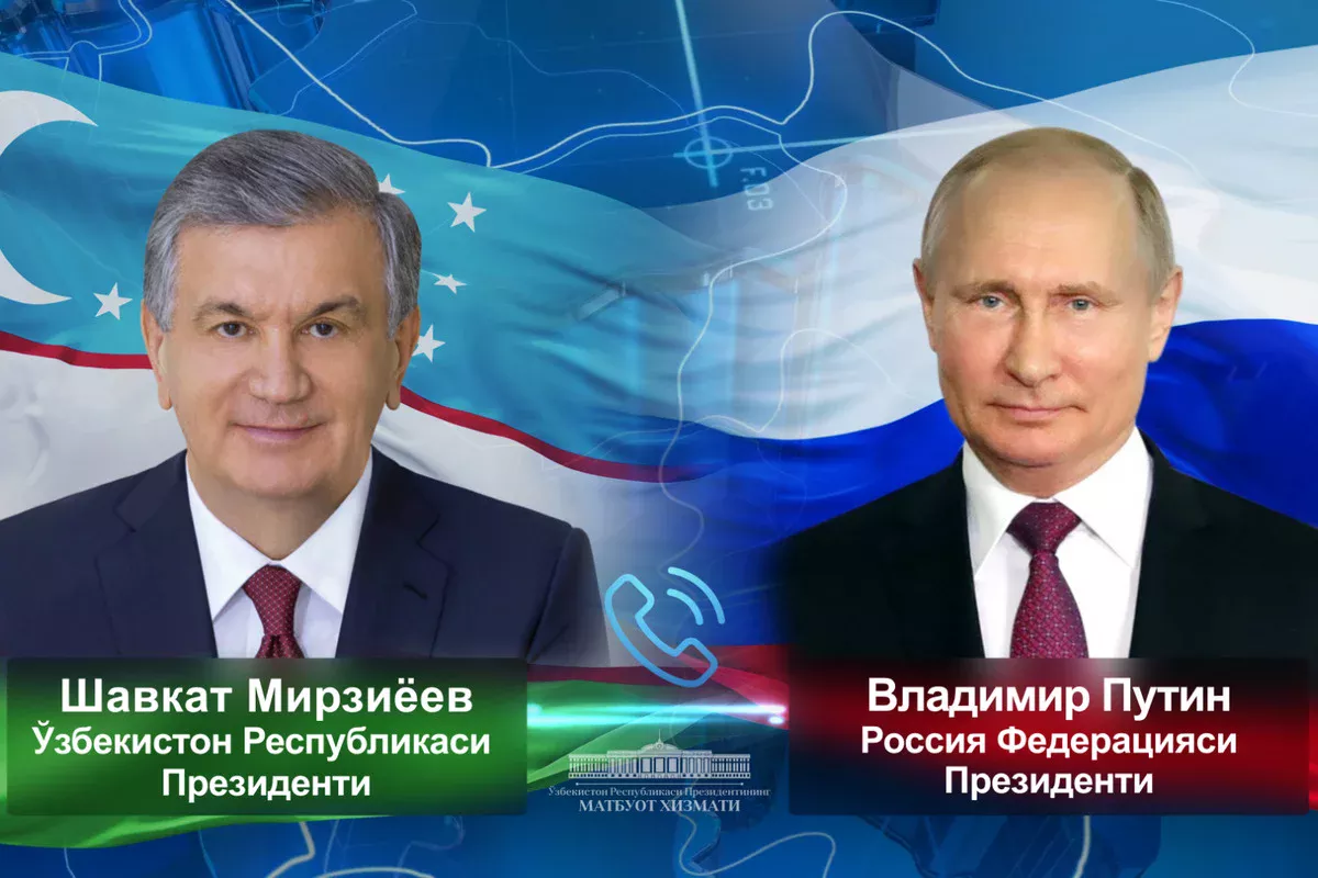 Shavkat Mirziyoyev Vladimir Putin bilan telefon orqali nimalarni muhokama qildi? расм