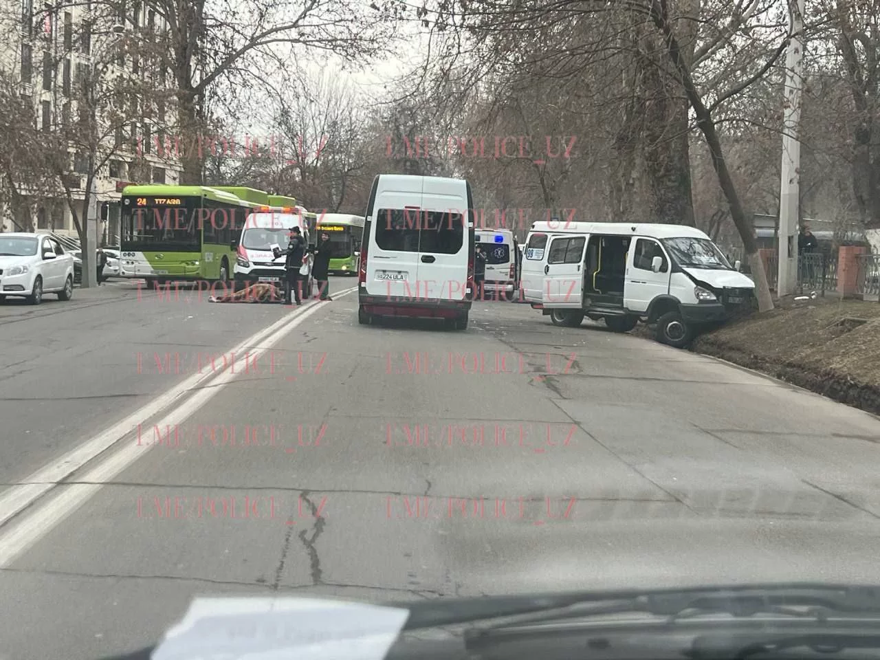 Toshkentda "GAZ-32221" avtomashinasi 32 yoshli piyodani urib yubordi