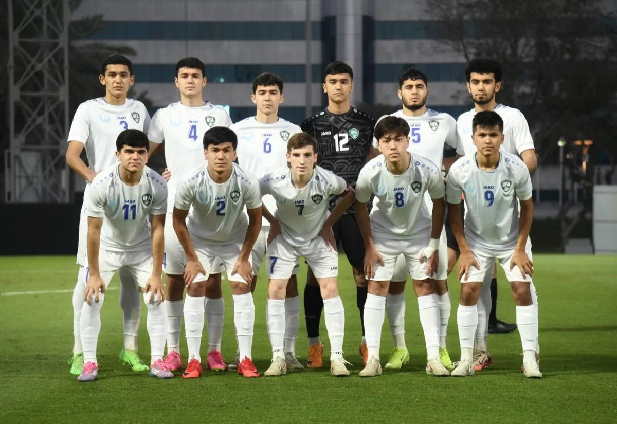 Oʻzbekiston U20 termasi Saudiya Arabistoniga magʻlub boʻldi расм