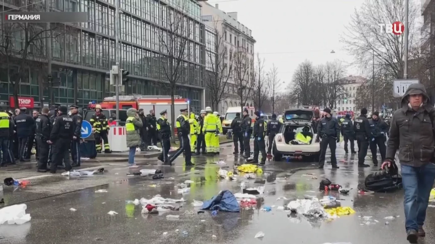 In Munich, an unknown person ran over the participants of the demonstration in a car