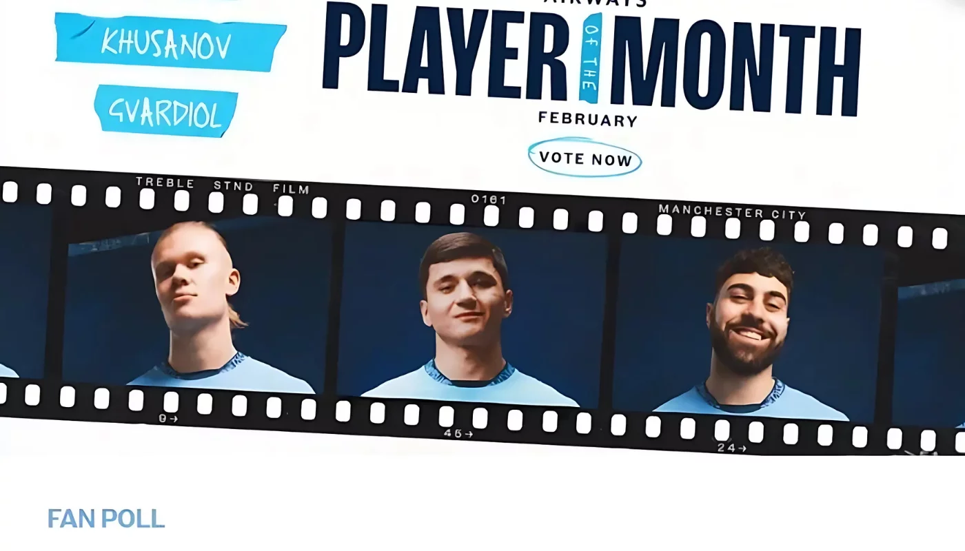 Abdukadir Khusanov - Will he become Manchester City's Player of the Month for February?