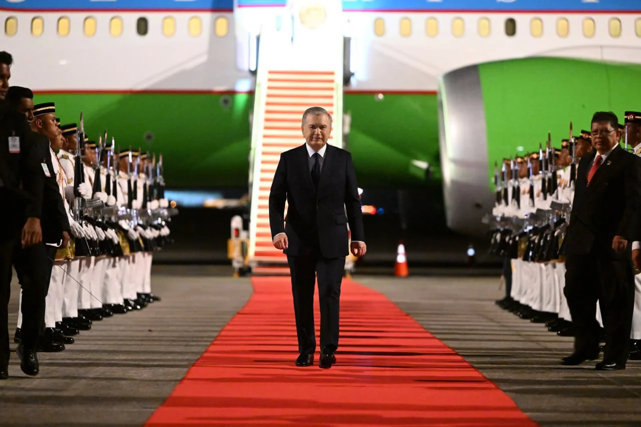 Shavkat Mirziyoyev arrived in Malaysia