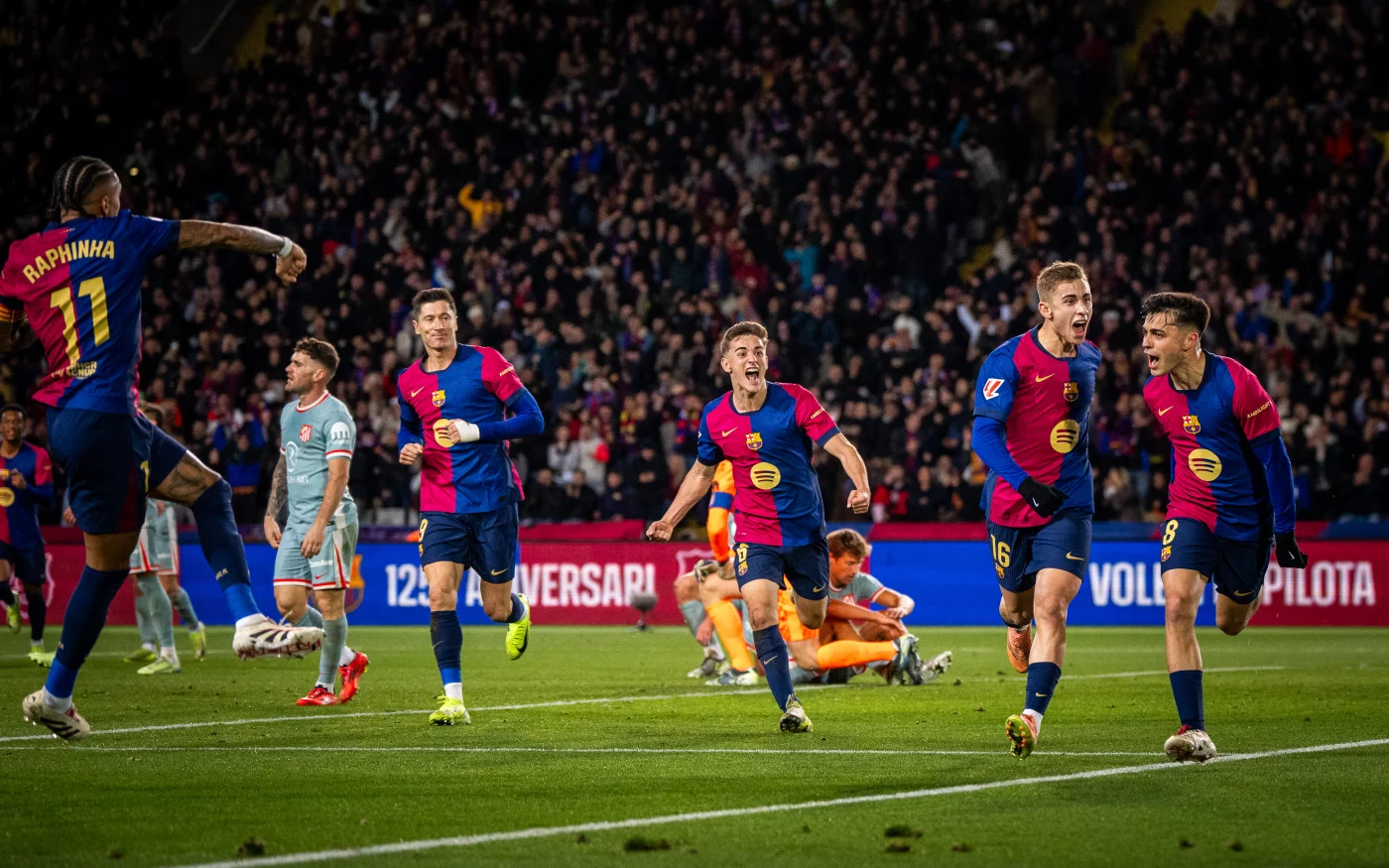 Barcelona and Atlético share an 8-goal thriller in a dramatic 4-4 draw! (Goals)