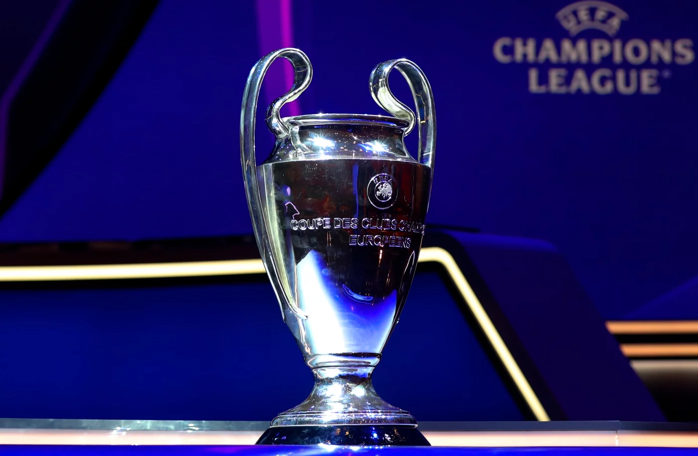 The ranking of contenders for the European Champions League title has been announced