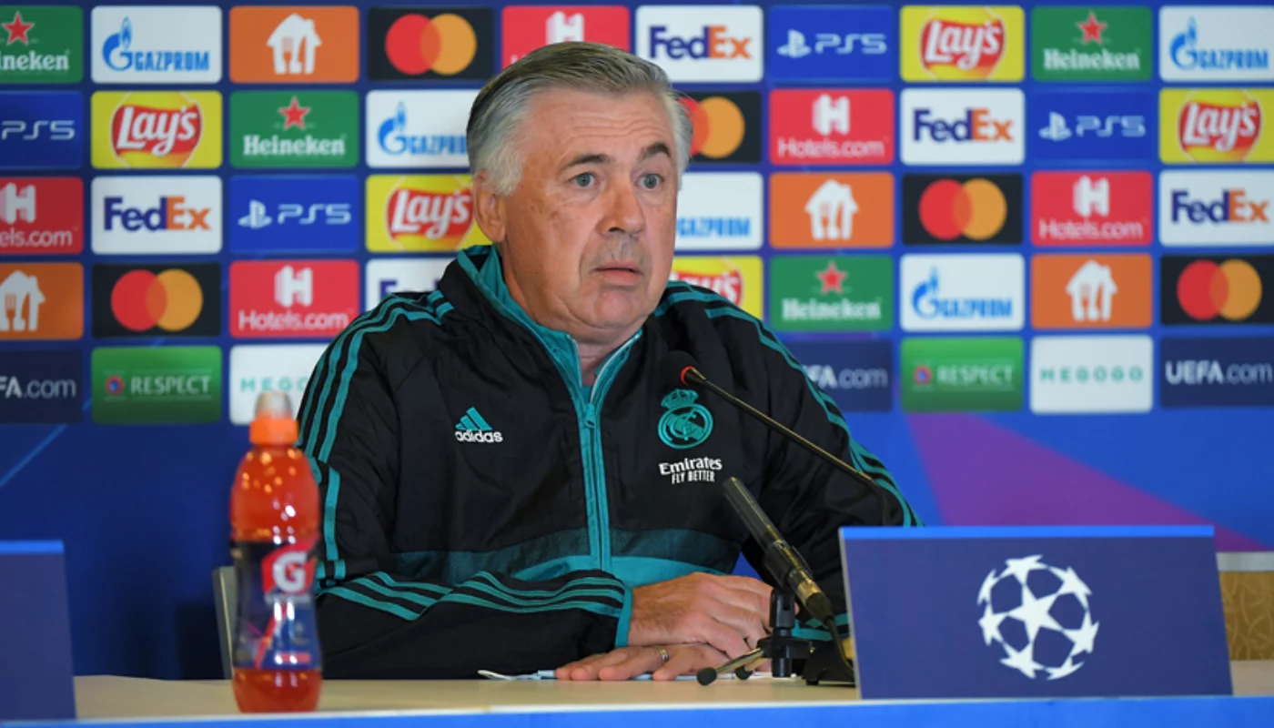 What did Ancelotti say in the press conference after knocking Atletico out of the Champions League?