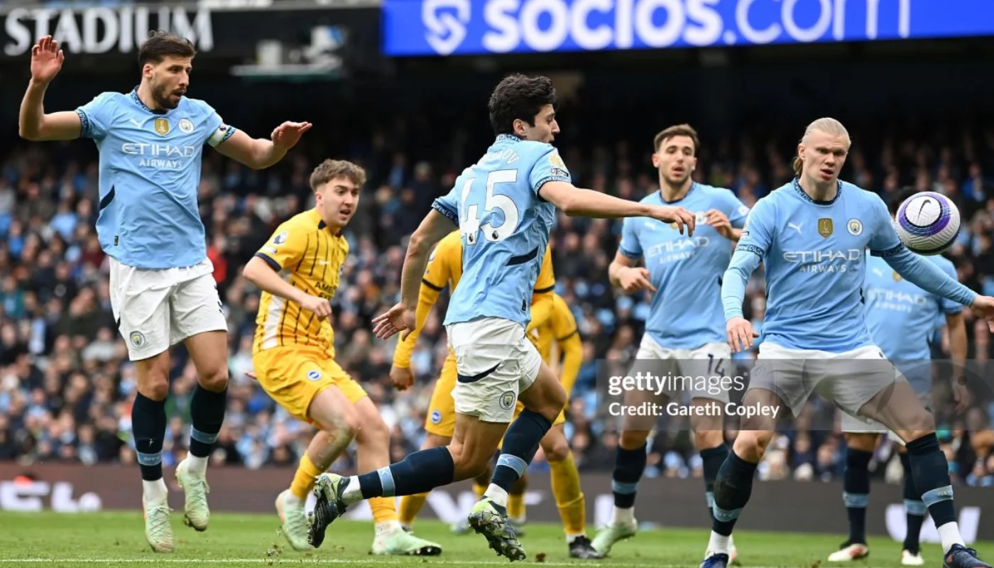 "Manchester City" - "Brighton" 2:2: Abdukodir Khusanov's own goal!