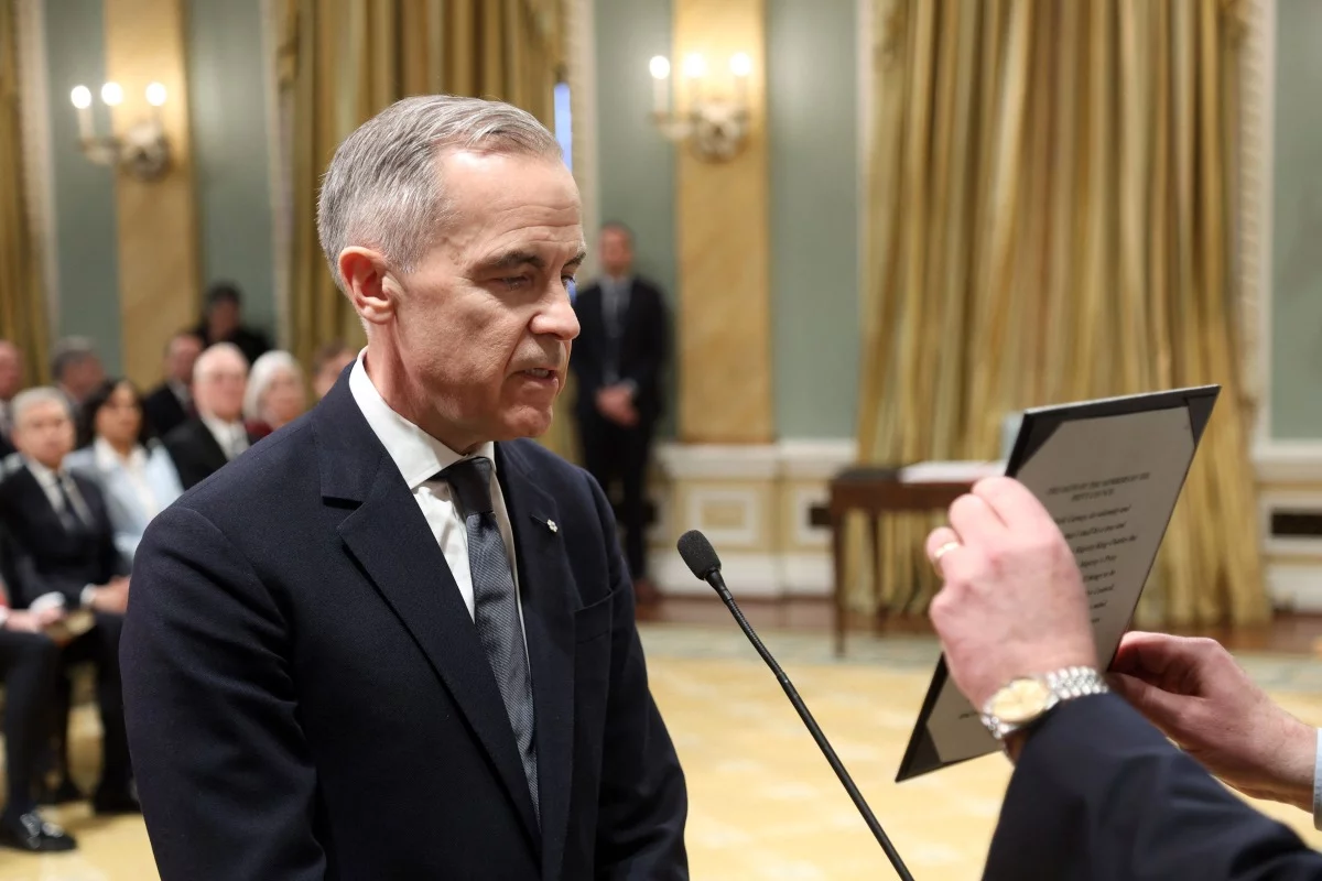 Canada's new Prime Minister Mark Carney sworn in