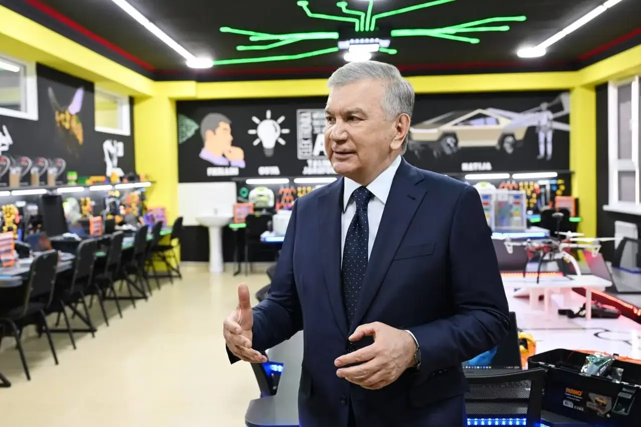 Shavkat Mirziyoyev visited a new school built in the Ikota neighborhood