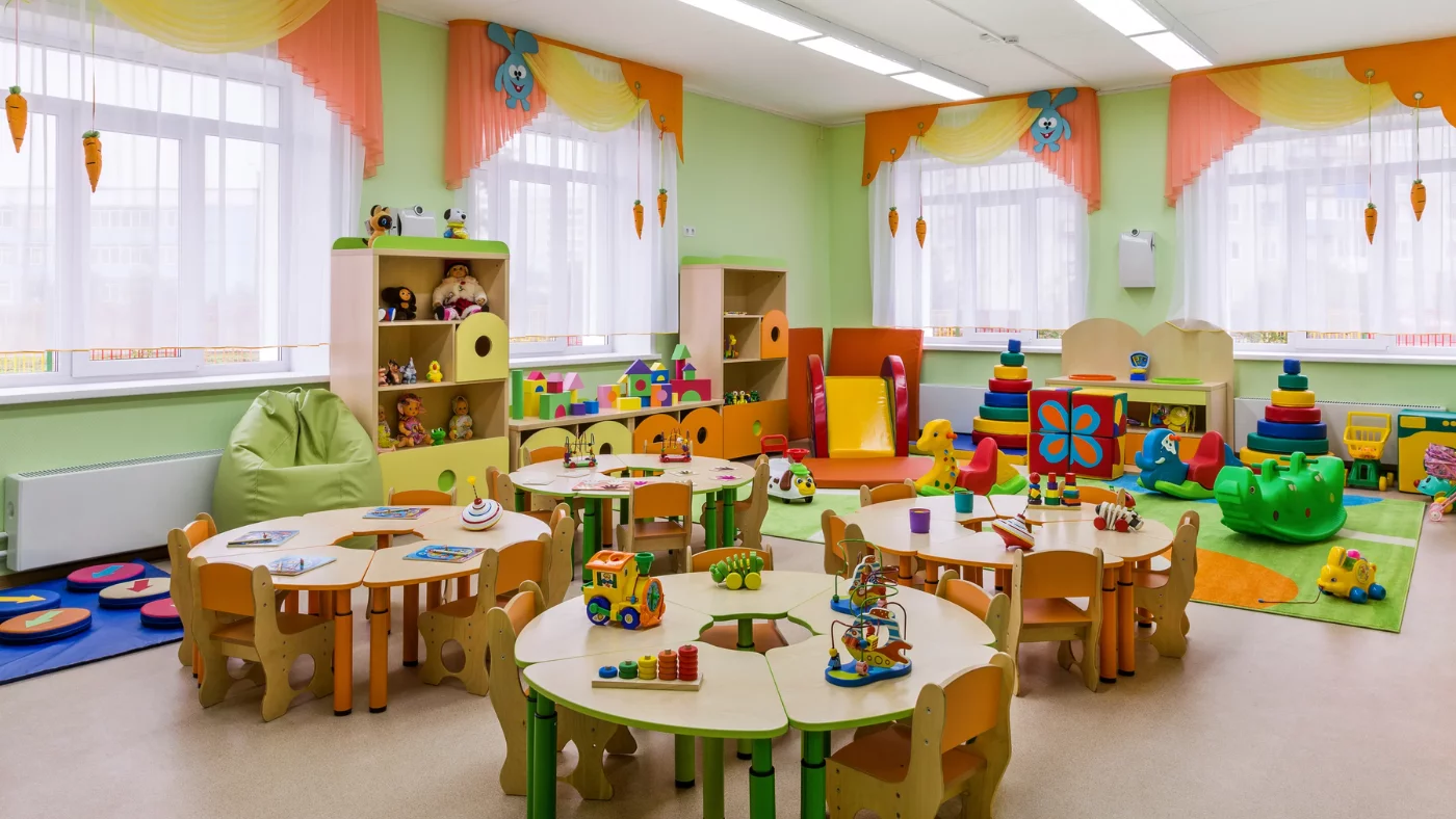 Where does Uzbekistan rank in private kindergarten costs?