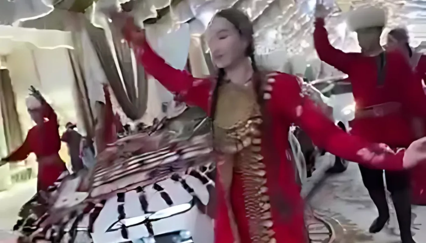 A luxurious wedding in Ashgabat: a combination of national traditions and modernity (video)