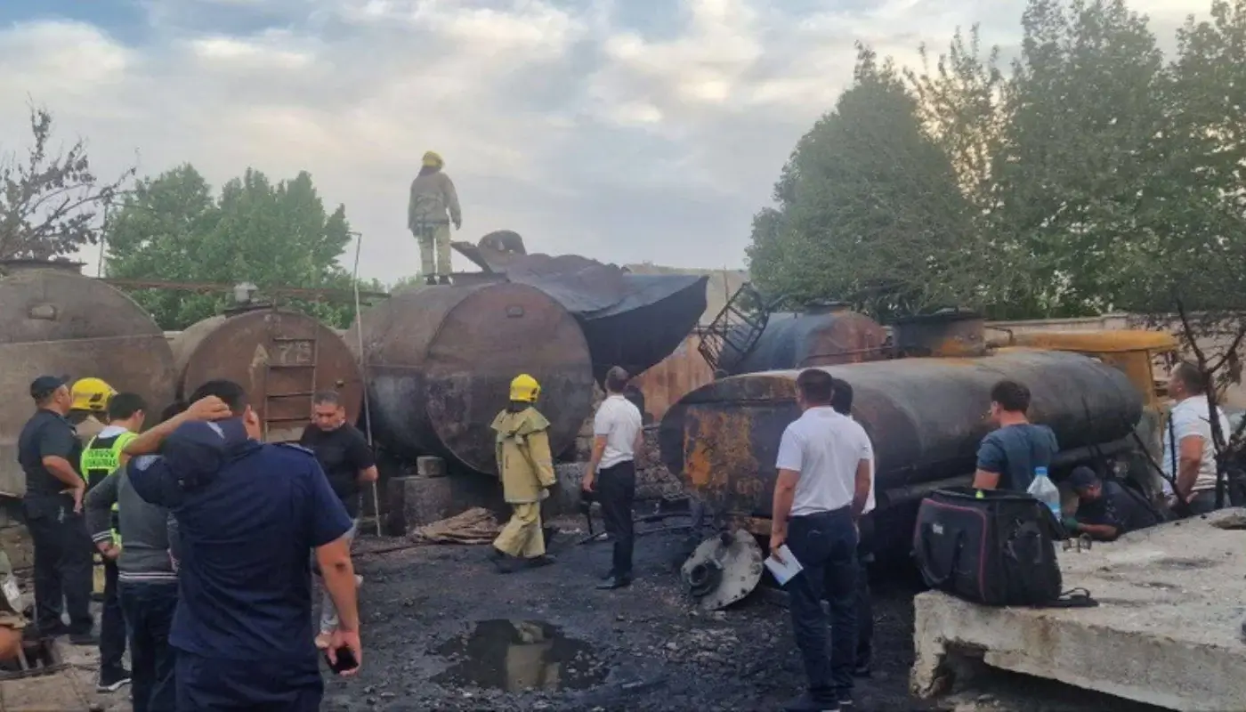 The fire that broke out in the fire station in Kattakurgan claimed the lives of two people