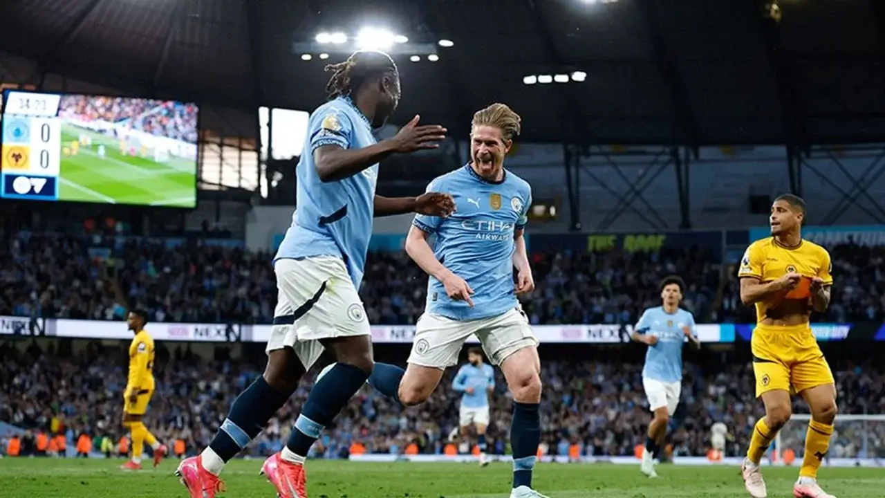 Belçikalı oyun kurucu, "gol+pas" istatistiklerinde Guardiola'nın ikinci rekortmeni oldu