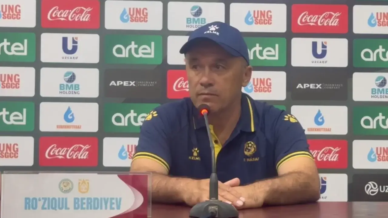 What did Ruziqul Berdiev say about Nasaf's victory against OKMK?