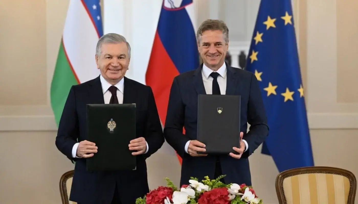 O‘zbekiston va Sloveniya yettita strategik bitim imzoladi: diplomatiyadan turizmgacha qamrab olindi