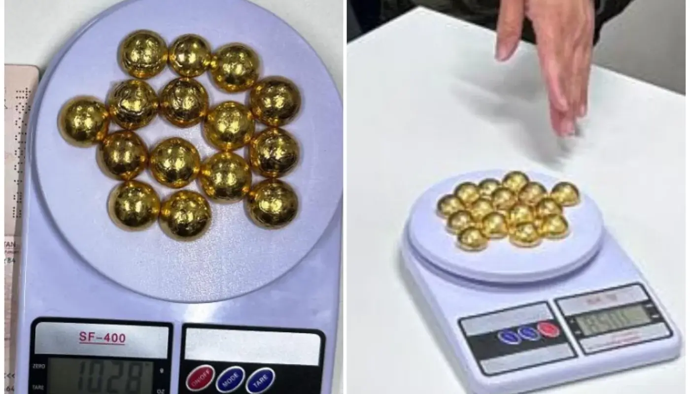 An attempt to illegally export gold bullion was uncovered at the border