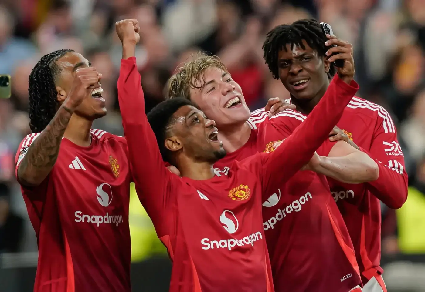 European league. "Manchester United" did not spare "Athletic" (video)