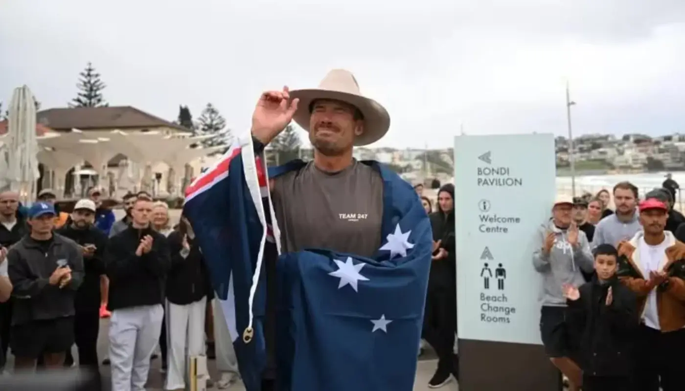 British runner breaks world record in Australia