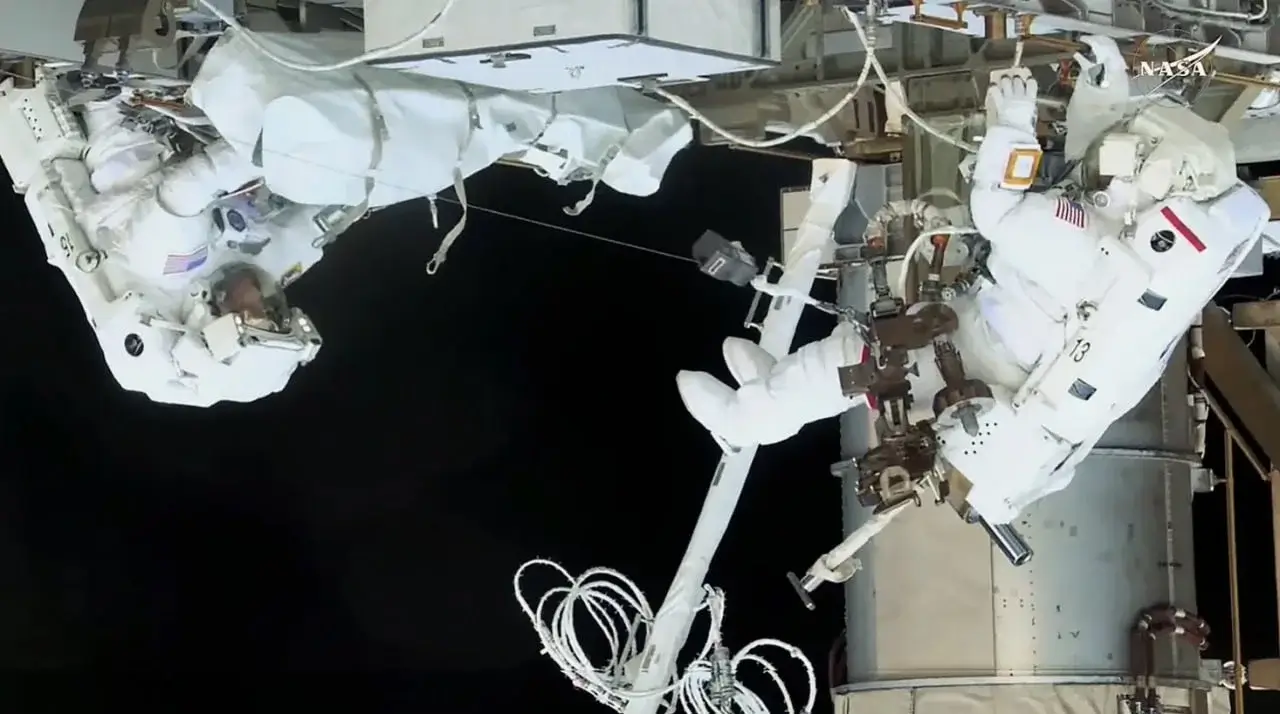 Female astronauts have opened a new page in the history of the ISS by going into open space!