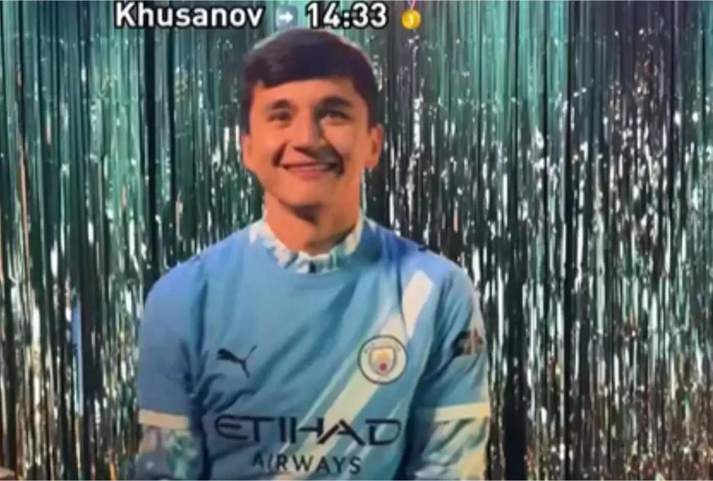 Khusanov sets record — puts on Man City’s new kit fastest!