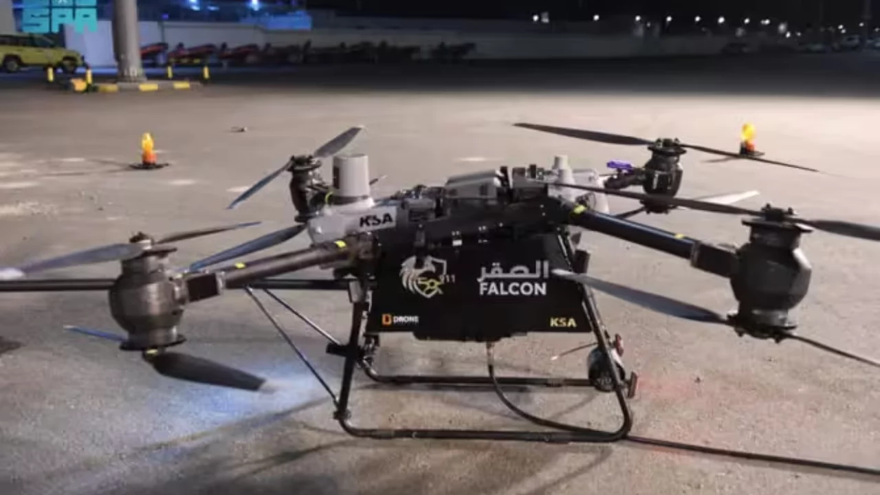AI Falcon Drone for Hajj Security