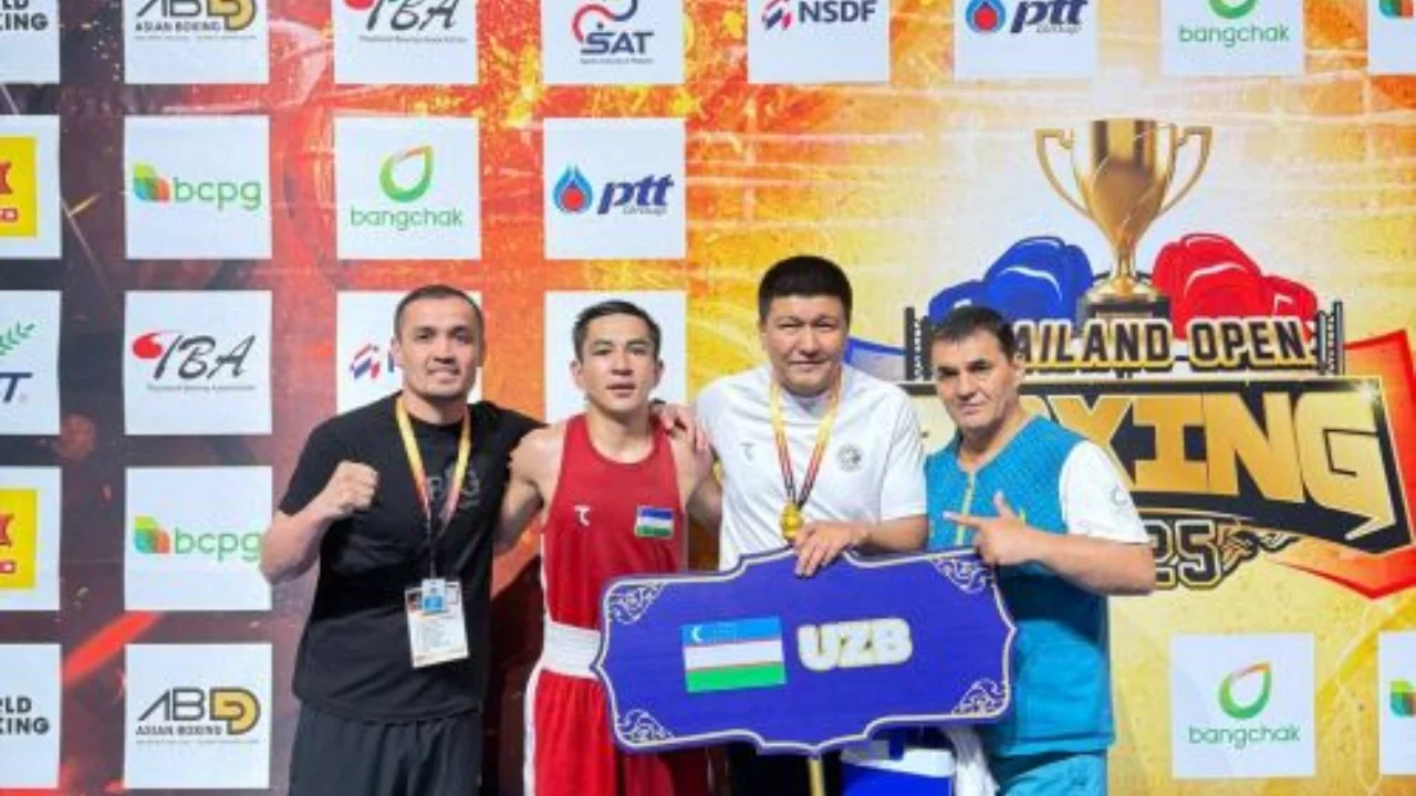 How did Faryozbek Dusmatov win the gold medal at the Thailand Open?