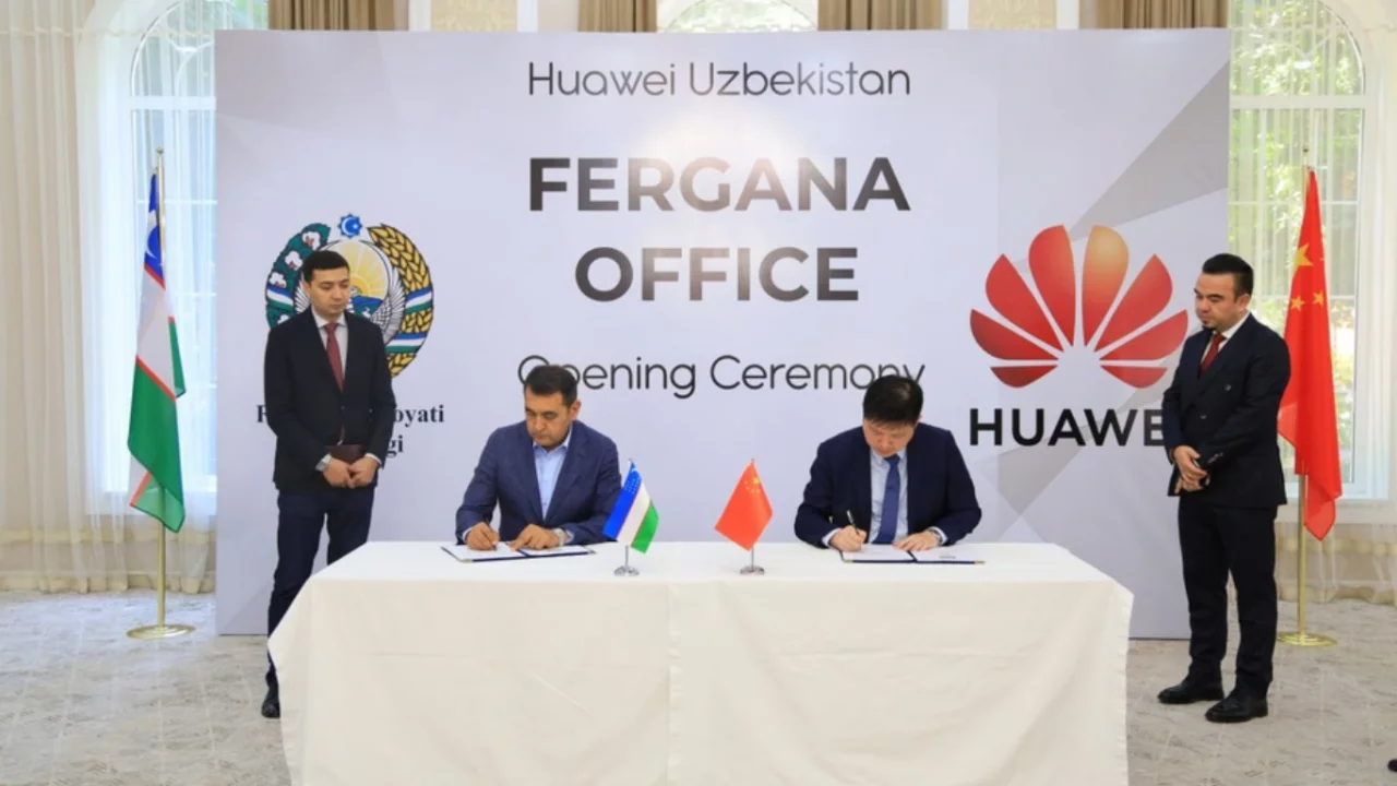 Huawei Фарғонада расмий филиалини очди: янги имкониятлар эшиги очилди