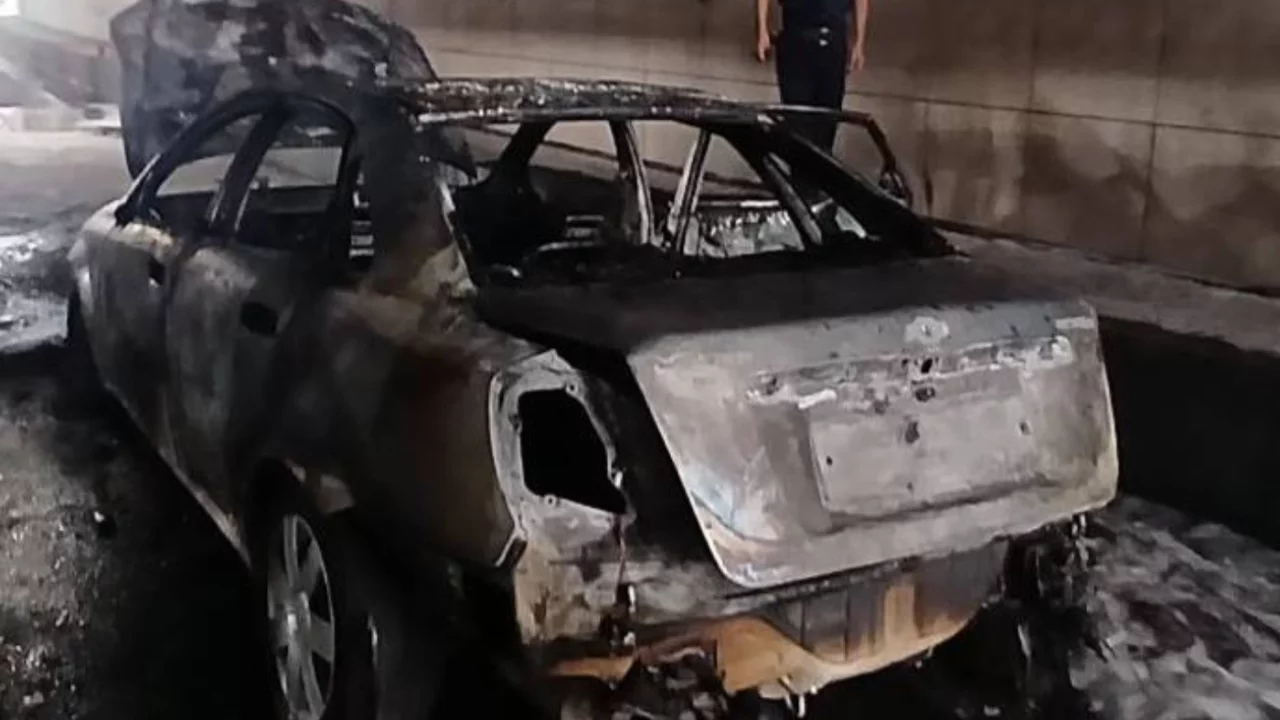 Gentra, Taşkent'teki bir tünelde yangın çıkardı
