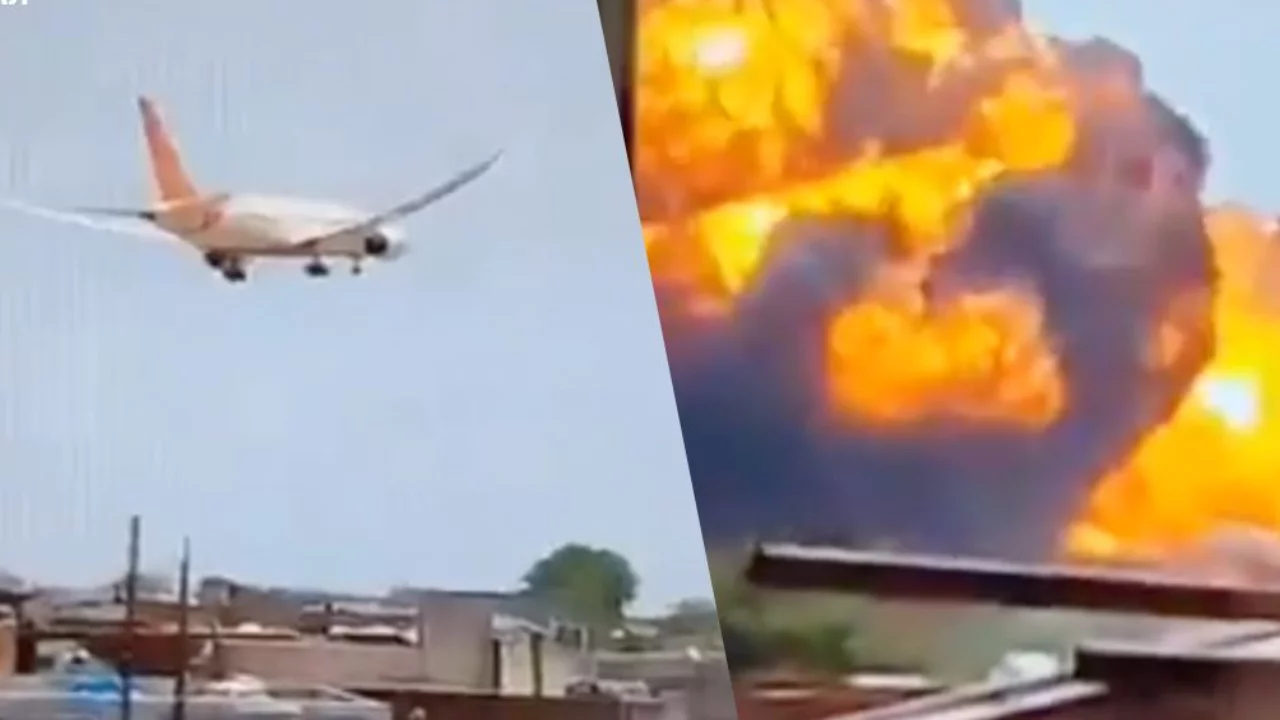 The first Boeing 787 Dreamliner crashed in India (video)