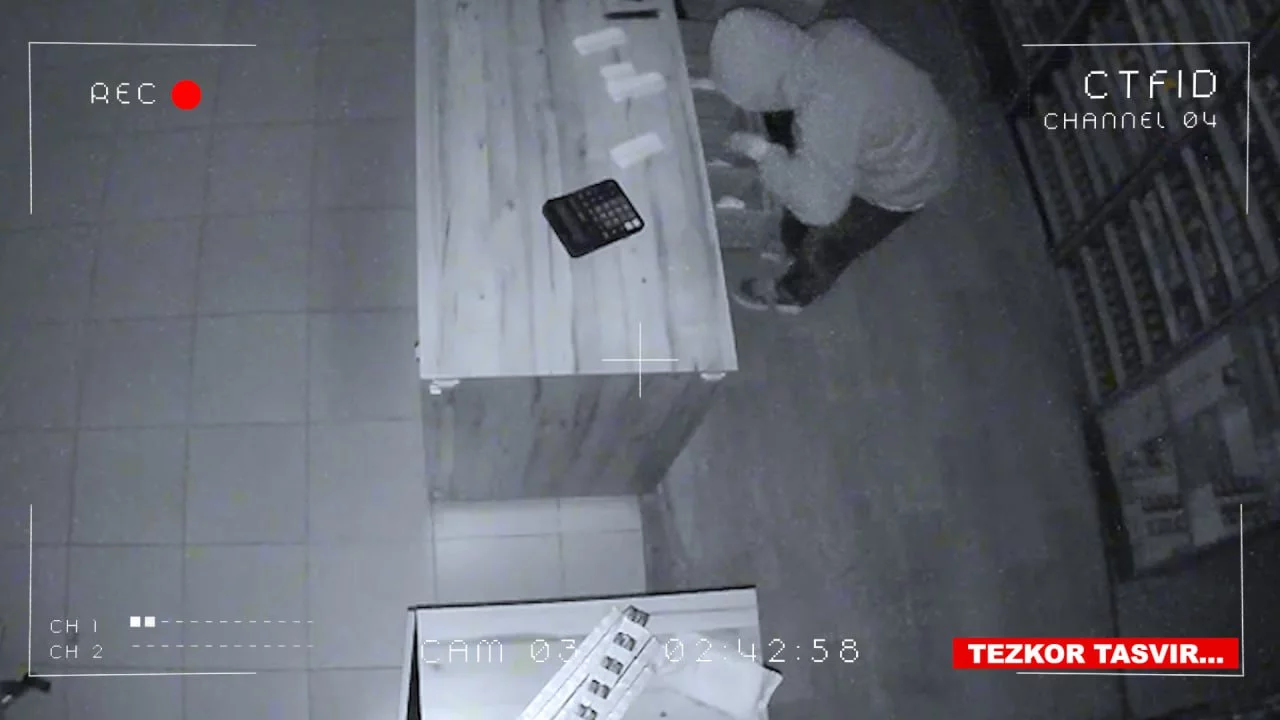 A person who robbed a store in Bostanlyk threatened with a knife (video)