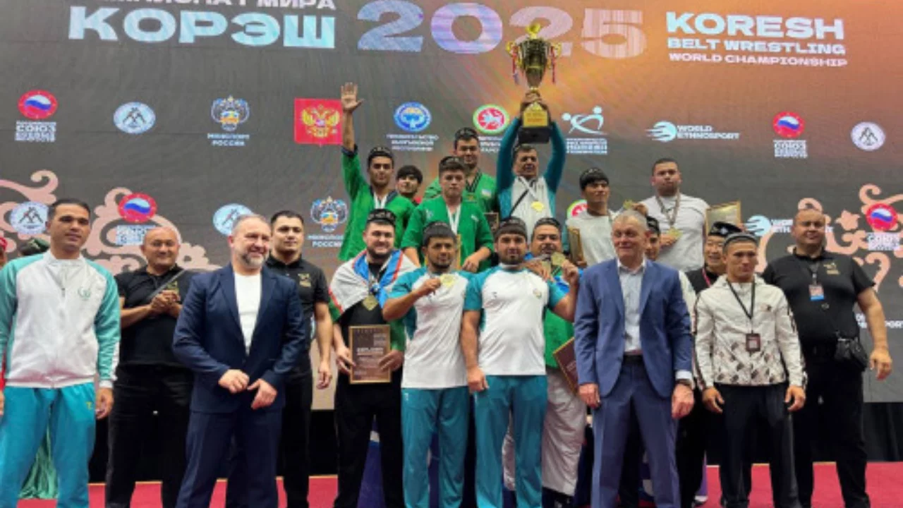Қозондаги Жаҳон чемпионатида ўзбек полвонлари умумжамоа ғолиби бўлди