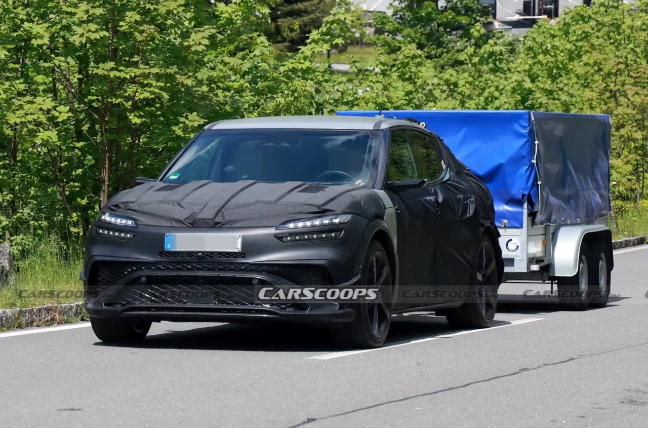 Genesis GV60 Magma: first photos of the new electric crossover