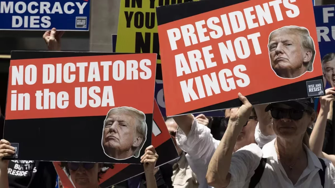 Millions of Americans took part in major protests against the Trump administration