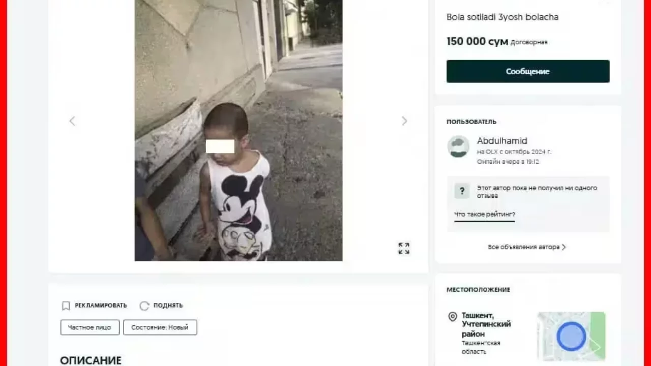 OLX'daki çocuk satışı söylentisi: gerçek durum ve uzman yorumu