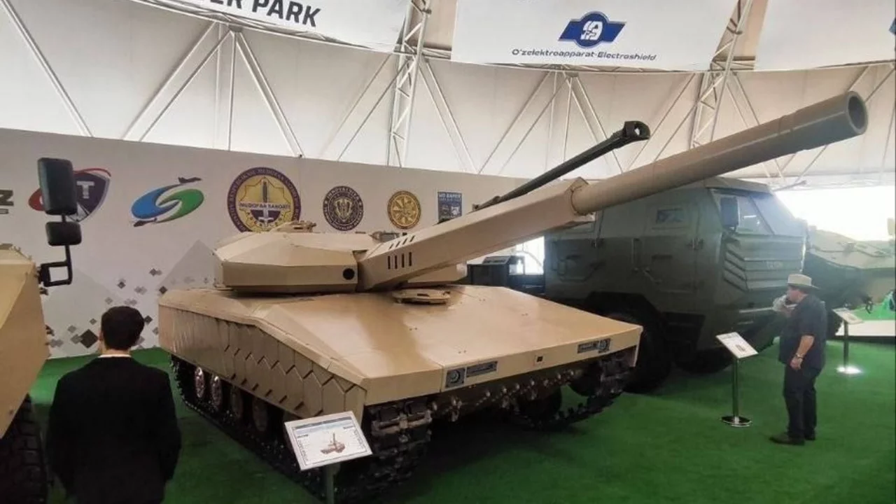 Modernized T-64 tank demonstrated in Uzbekistan