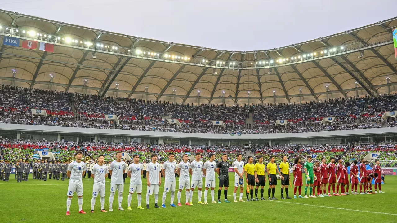Photo gallery from the Uzbekistan-Qatar match, which was visited by President Shavkat Mirziyoyev